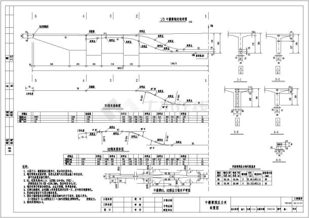 40+118+40自锚式悬索桥全套施工图（114张）-图二