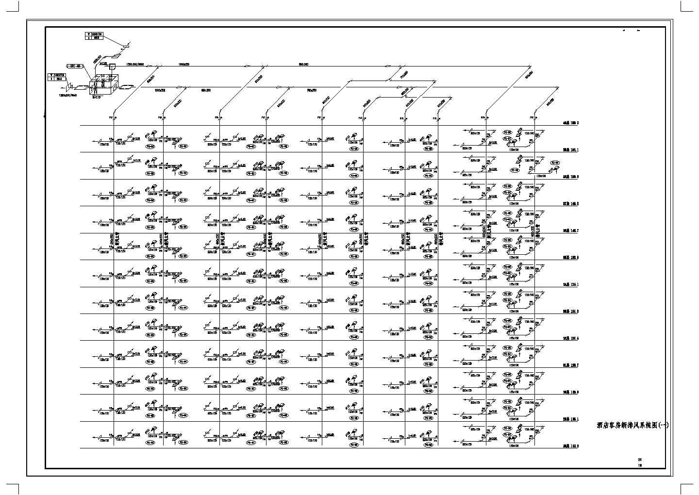 【江苏】超高公共办公楼空调全面通风环保消防系统设计施工图（著名甲级院设计）
