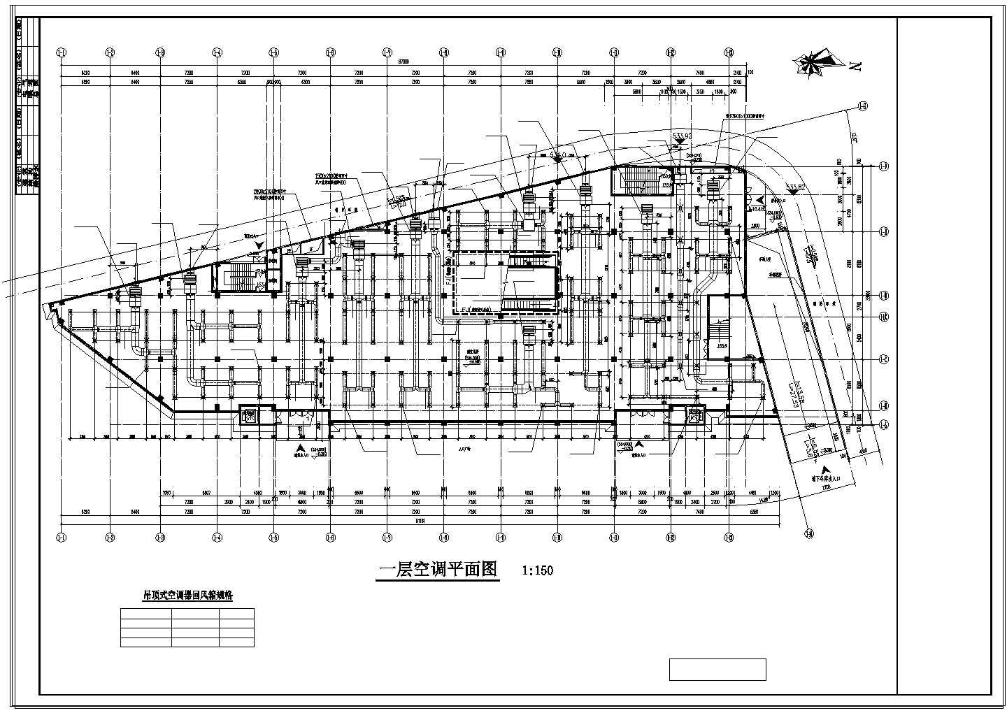 【四川】多层商业建筑空调通风系统设计施工图（甲级院）