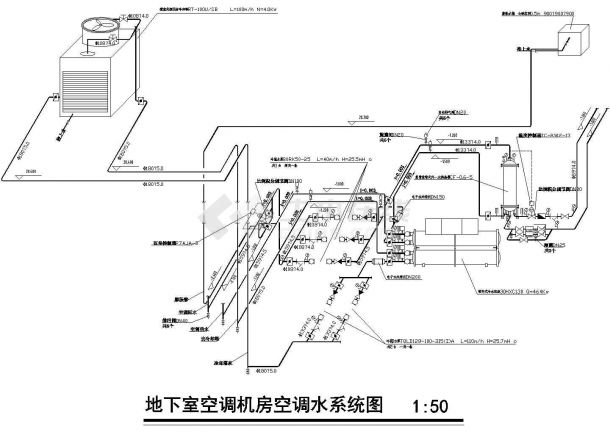 【江苏】某宾馆空调通风工程设计图纸-图一