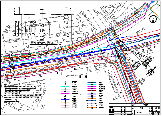 【山东】某市政道路管线综合图（8张）-图一