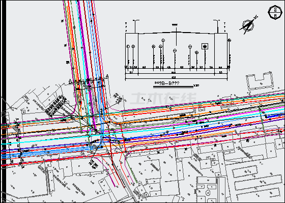【山东】某市政道路管线综合图（8张）-图二