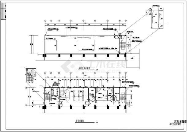 某引水式水电站副厂房建筑结构设计图纸-图二