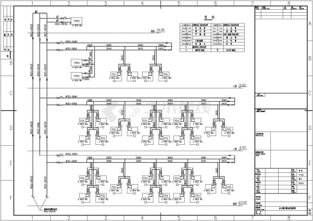 某办公楼中央空调设计施工图（共12张图）-图一