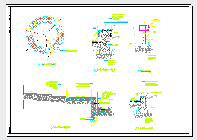 小区内景观设计CAD布置图