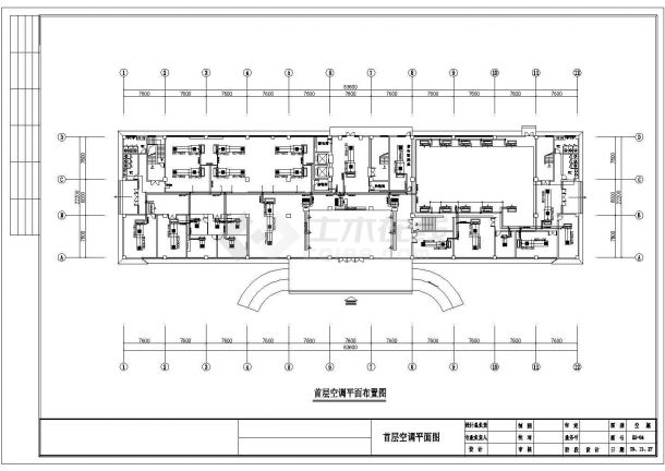 某办公楼空调CAD套图-图二