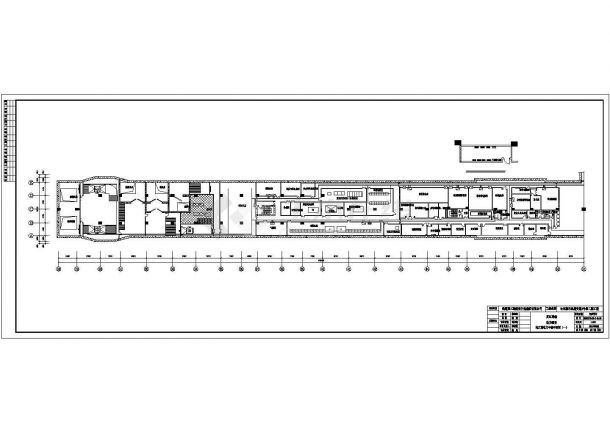 哈尔滨地下两层11米岛式站台地铁车站CAD图纸117张-图二