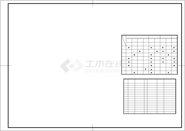 300平三层砖混结构别墅建筑施工图-图一