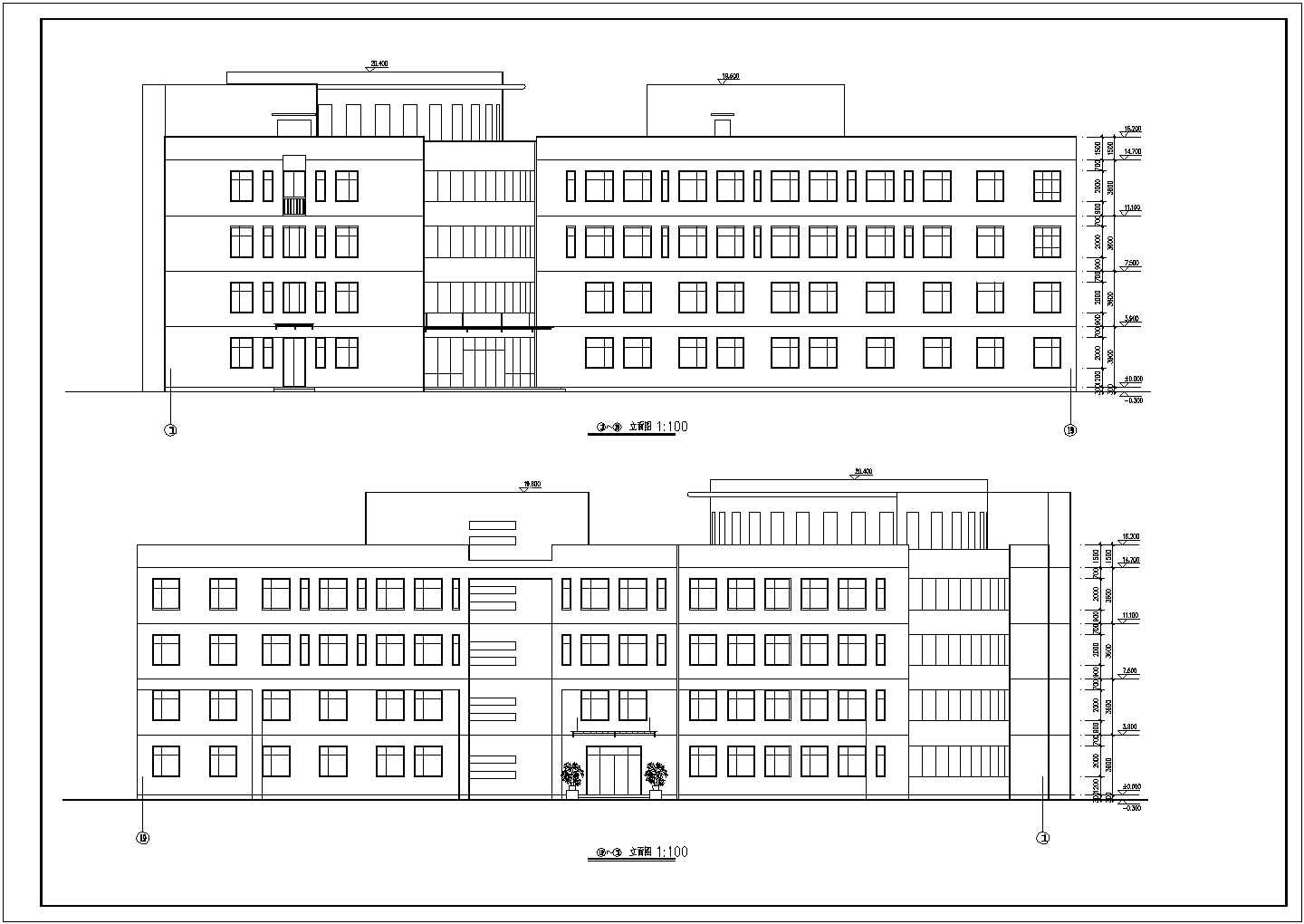 沈阳经济技术开发区五层综合楼建筑设计施工图