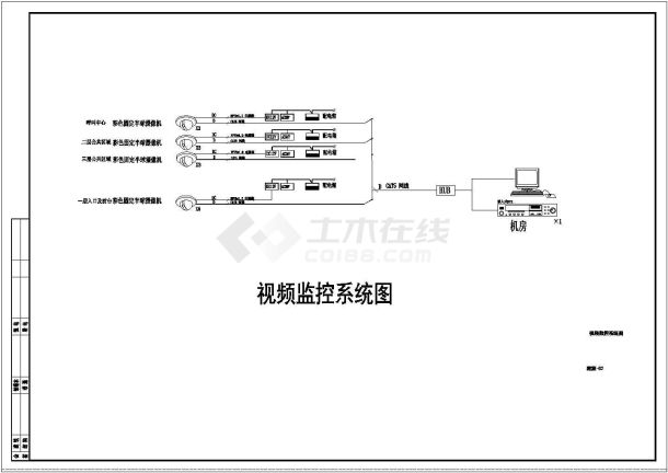 【河北】高新技术产业园办公楼装修工程强弱电施工图（新照明）-图一