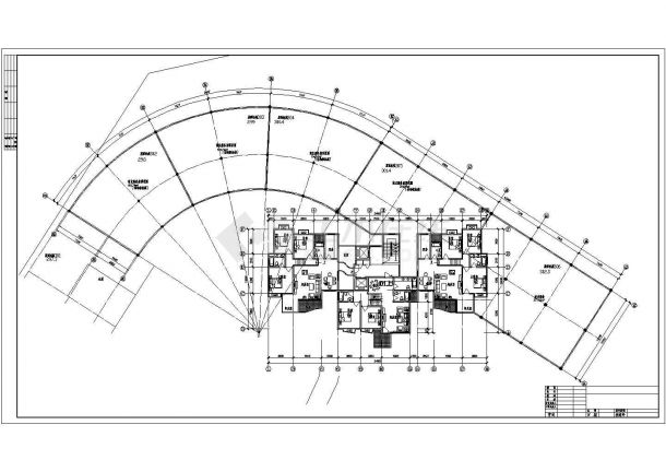 [方案]某住宅户型设计cad平面图-图二