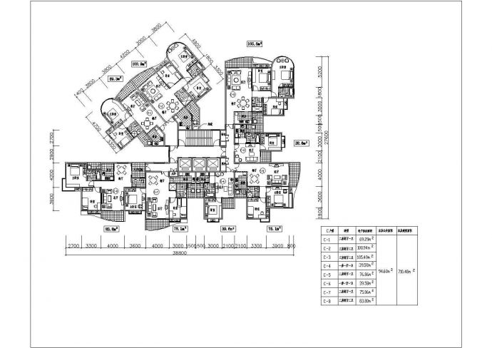 [方案]高层住宅户型设计经典集合_图1