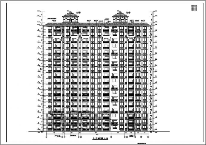 某地18层剪力墙结构住宅楼建筑设计施工图_图1