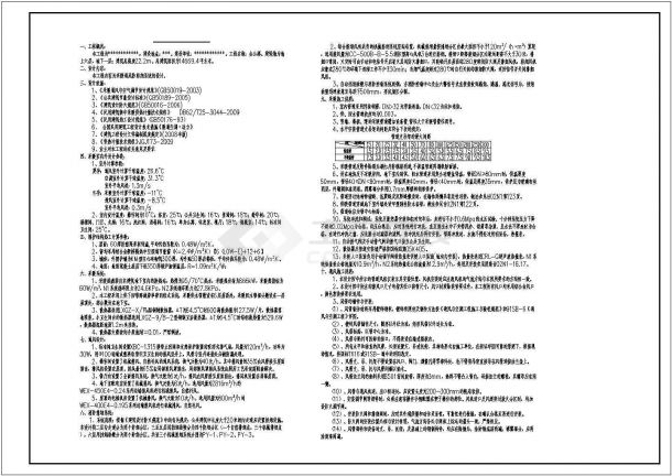 某办公楼采暖通风防排烟设计施工图-图一