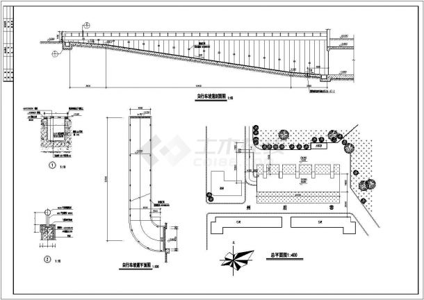 水泵房建筑图、结构图，共4张图-图二