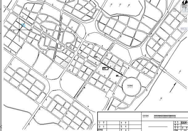 武汉市城区某道路排水规划图-图二