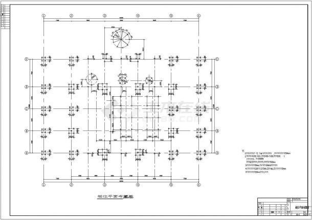 某锅炉房结构设计cad图，含设计说明-图二