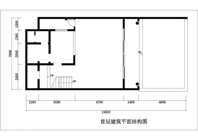 某地四层民族风别墅建筑设计方案施工图_图1