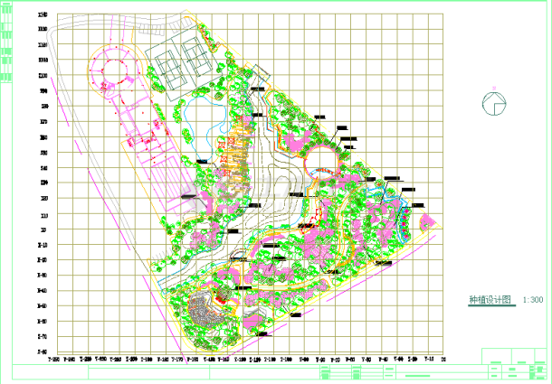 温岭市锦园小区环境景观工程设计施工图-图二