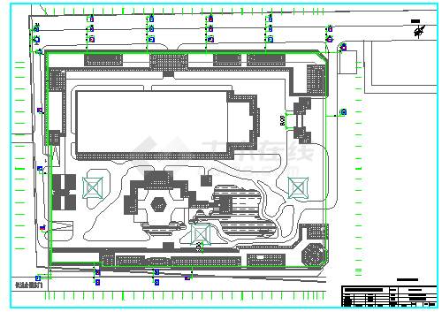 长乐公园土壤耦合源热泵系统设计图纸-图一