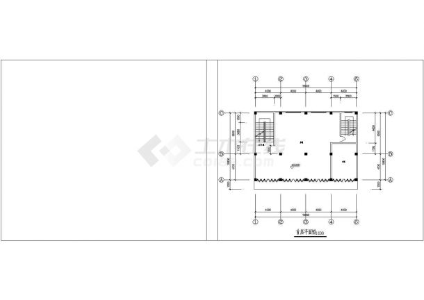【湖南】五层欧美风格别墅建筑设计施工图-图二