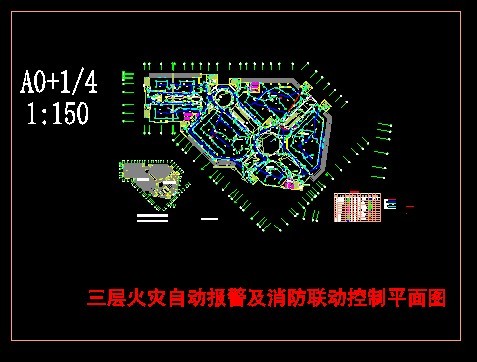 某住宅楼火灾自动报警平面图_图1