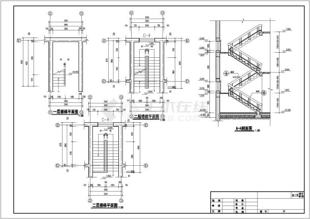 【杭州】二层砖混结构私人别墅建筑施工图-图一