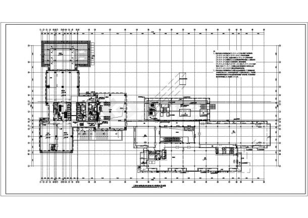某酒店二十二层框架结构大空间智能灭火系统设计图-图二