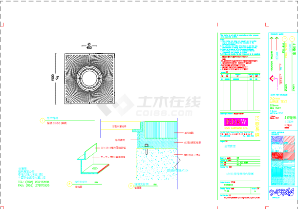 【上海】金湾豪园全套景观设计施工图-图二