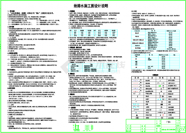 某五层玩具制品厂房给排水设计施工图-图二