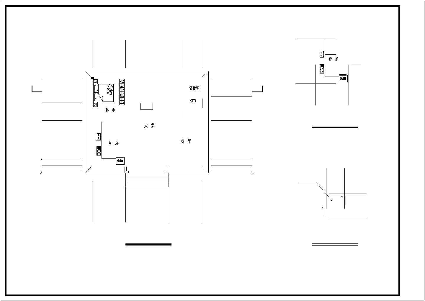 某2层砖混结构别墅结构设计施工图（含建筑图）
