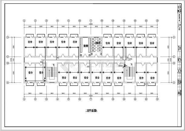 【连云港】某二层车间电施设计平面图-图二