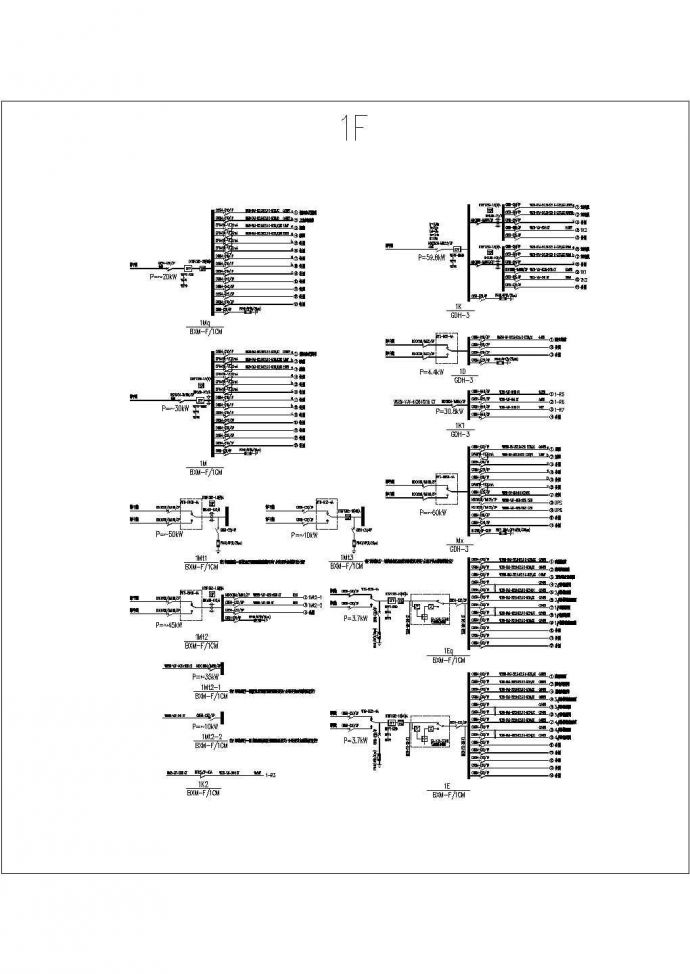 金融大厦电气系统图_图1