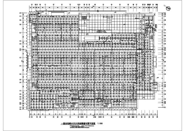 某地三层大超市给排水及消防设计图-图一