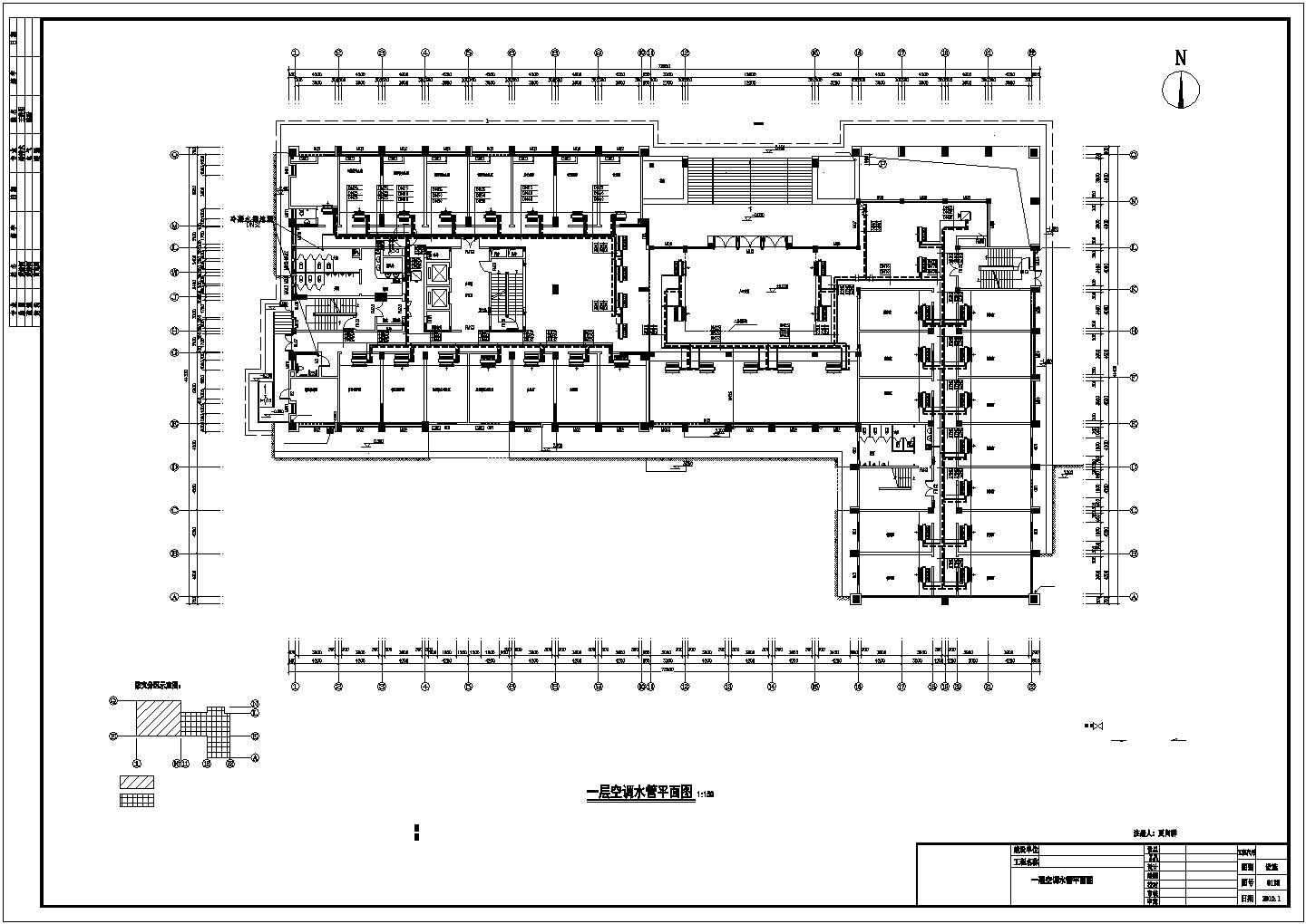 【湖南】公安局风冷模块中央空调设计施工图