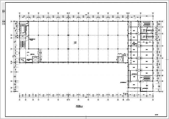 某地区框架结构5层厂房建筑设计施工图_图1