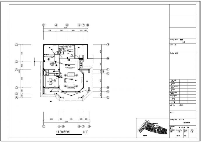 【福建】某3层别墅电气设计施工图纸_图1