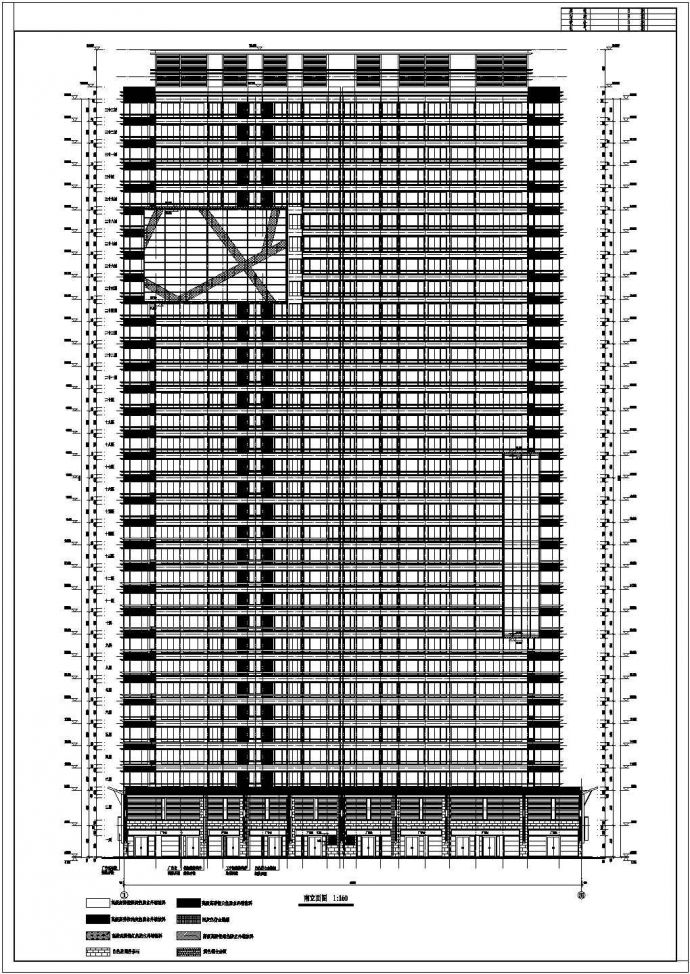 某33层剪力墙商业住宅楼建筑设计施工图_图1