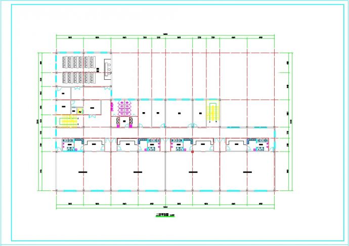 12班幼儿园建筑设计方案平面图（共3张图纸）_图1