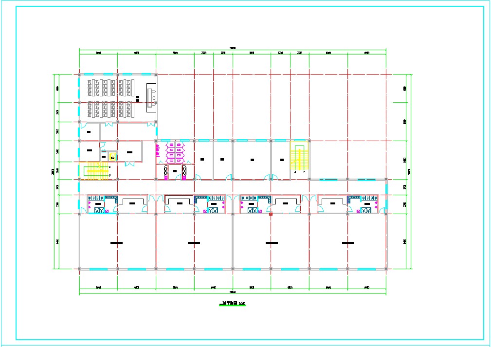 12班幼儿园建筑设计方案平面图（共3张图纸）