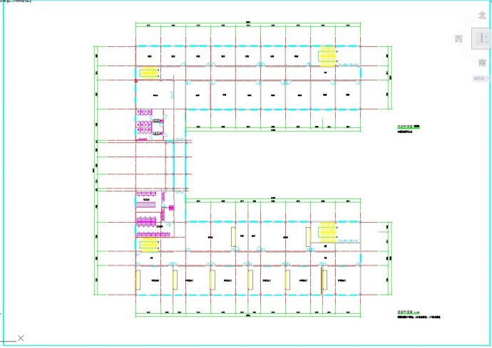 六轨制北方地区小学教学综合楼设计方案图纸（共4张图纸）_图1
