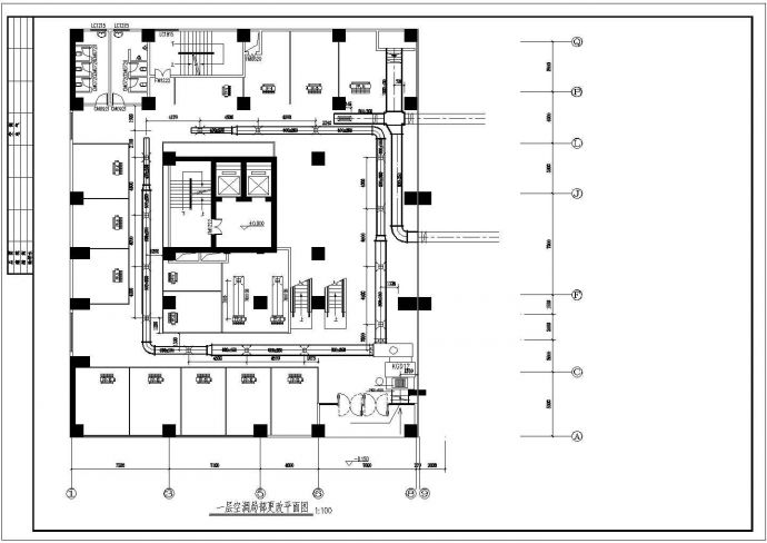 【福州】某广场综合大楼暖通工程设计施工图_图1