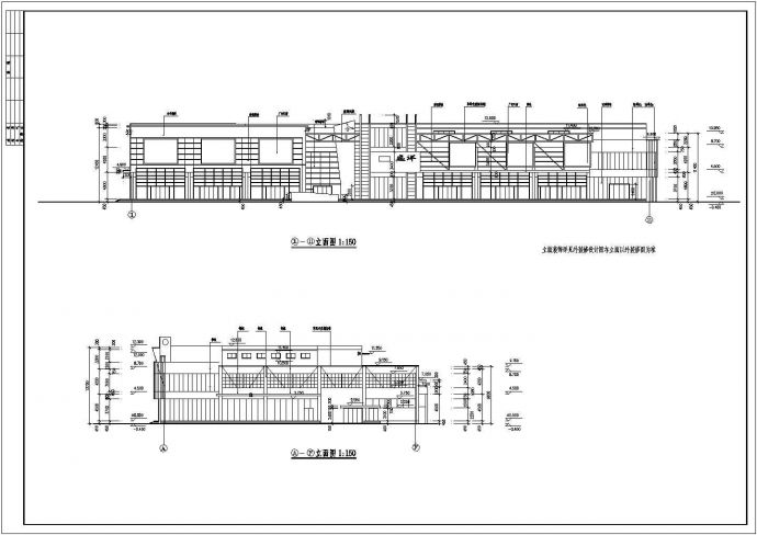 某地区三层大型商场建筑设计施工图_图1
