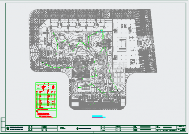 [广东]某美丽AAA花园全套施工图CAD图纸（包含66个CAD）-图一