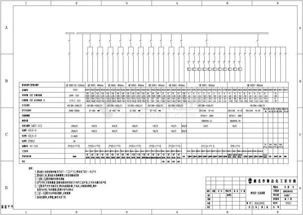 一套全面的五冷站电气cad图纸（共21张图）-图二