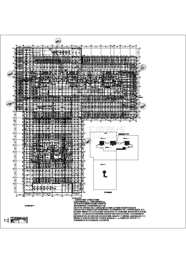 某小区二十层框架结构住宅楼地下室给排水消防施工图-图二
