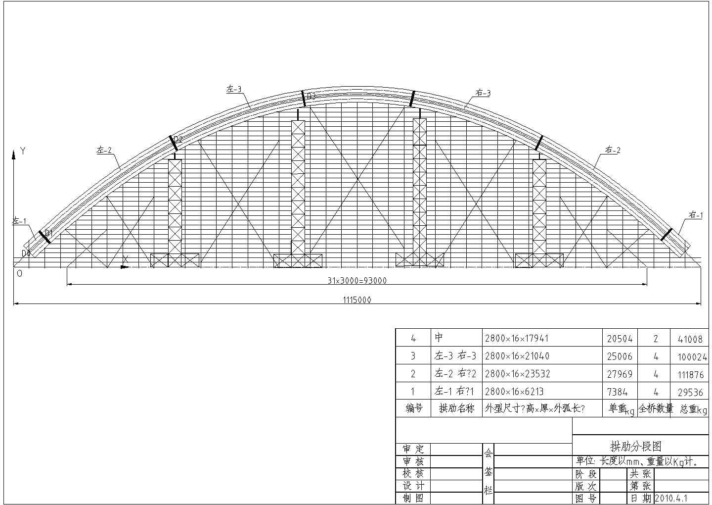 [陕西]主桥118.6米钢管混凝土系杆拱桥钢管拱肋吊装方案56页附图纸