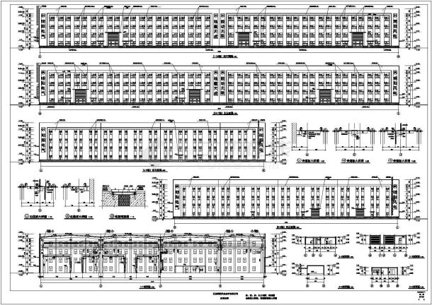 如东市一层砼排架结构轻钢屋盖厂房建筑结构施工图纸-图一