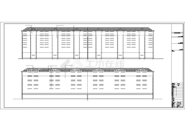 某地6层砖混结构商住一体楼建筑施工图纸-图一