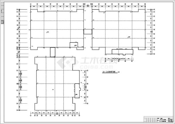五层工厂库房电气施工参考CAD详图-图二